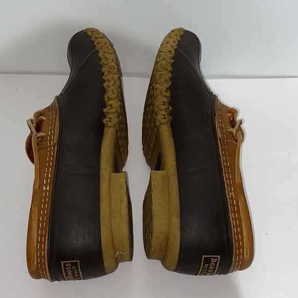L.L Bean Duck Boots Men's Loafer Style Bean Boots Size 7 - Picture 6 of 10